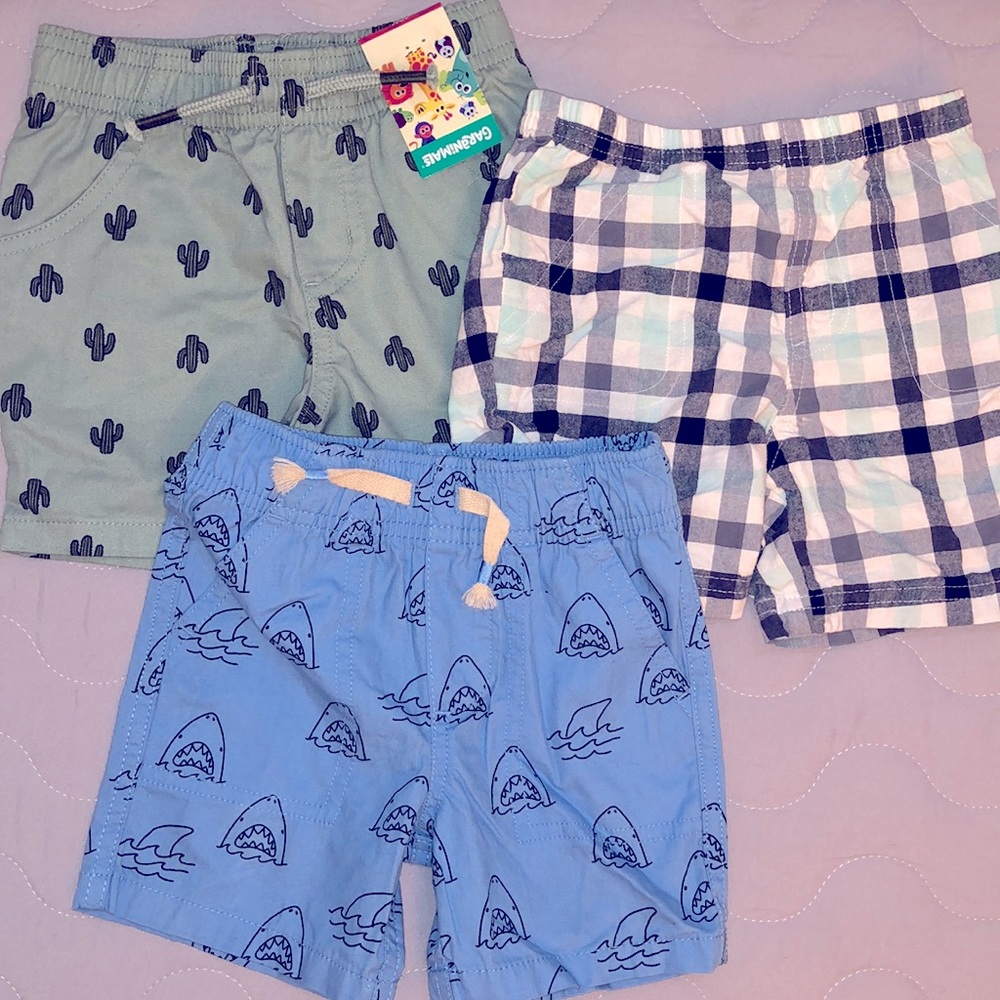 Bundle X3 18M Baby Toddler Shorts Carter’s Garanimals